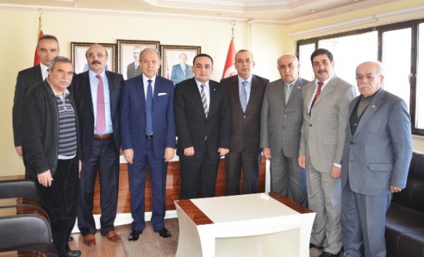 Esnaflardan MHP Konya İl Başkanlığına taziye ziyareti