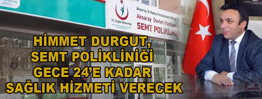 Semt Polikliniği gece 24’e kadar sağlık hizmeti verecek