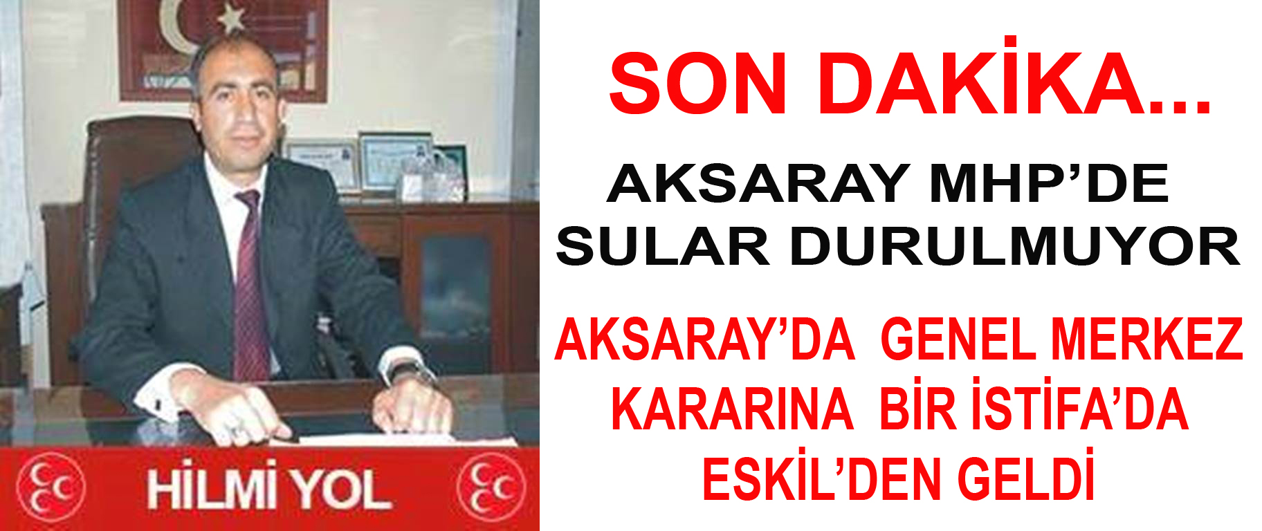 Son Dakika… MHP’de Hilmi Yol da İstifa etti